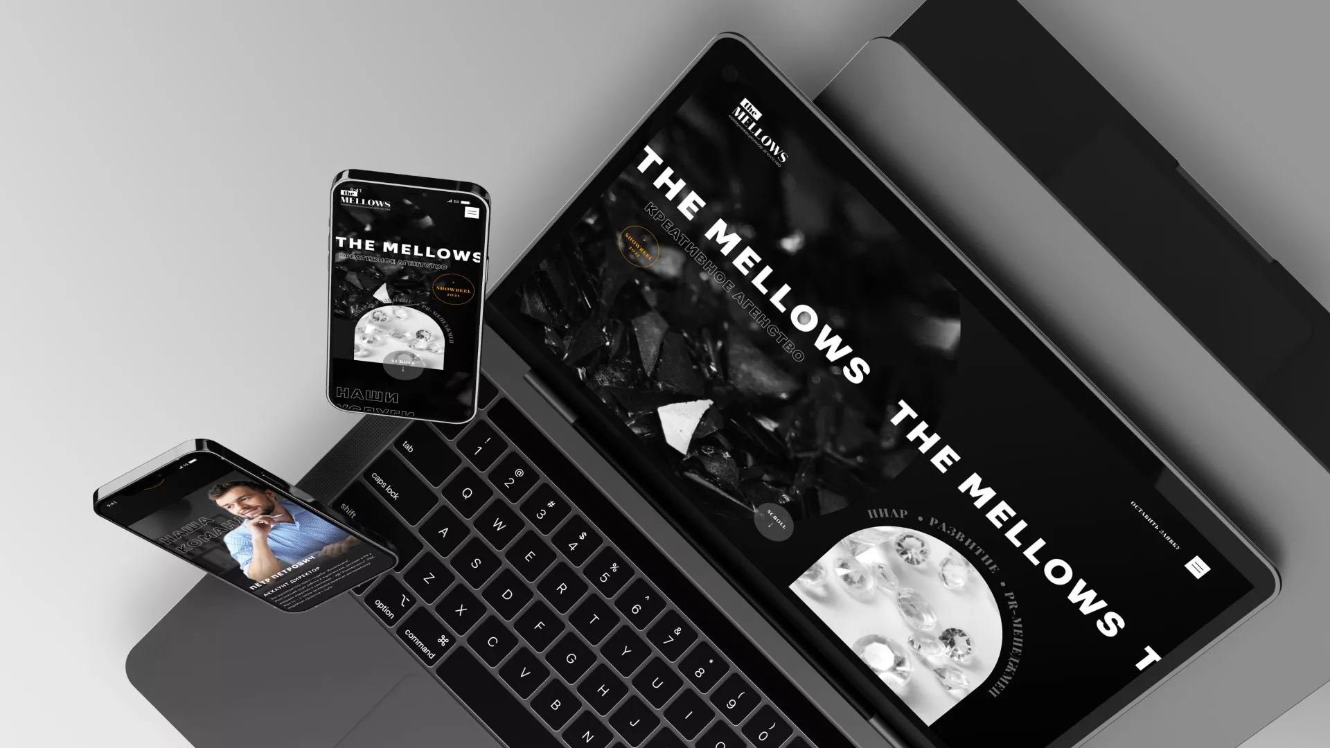 Разработка сайта креативного агентства «The Mellows» в Малмыже